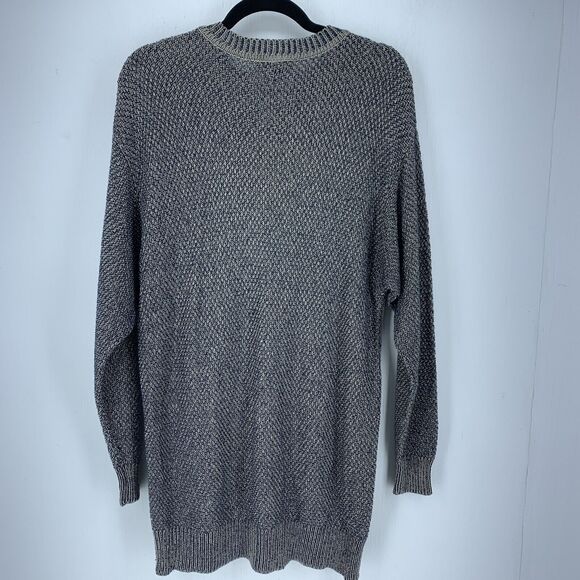 Vtg Anne Klein Womens Large Tunic Pullover Sweater Cable knit Grandpa 90’s Dress - Picture 6 of 7